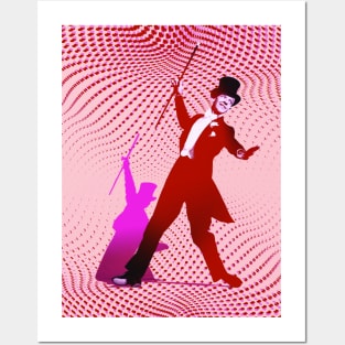 Astaire, Top Hat White Tie And Tails – Red Posters and Art